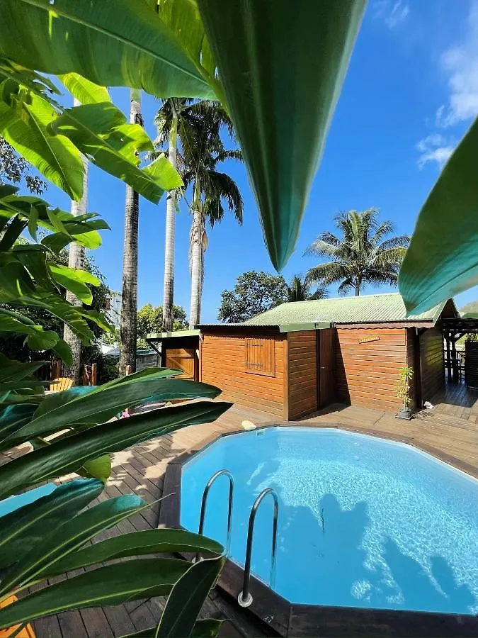 Prázdninový dům Maison De 2 Chambres Avec Vue Sur La Mer Piscine Partagee Et Terrasse A Deshaies A 1 Km De La Plage